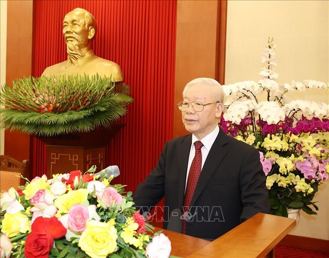Tổng Bí thư Nguyễn Phú Trọng gặp mặt các đại biểu thanh niên Quân đội - Ảnh 3. Tổng Bí thư Nguyễn Phú Trọng gặp mặt các đại biểu thanh niên Quân đội - Ảnh 3.