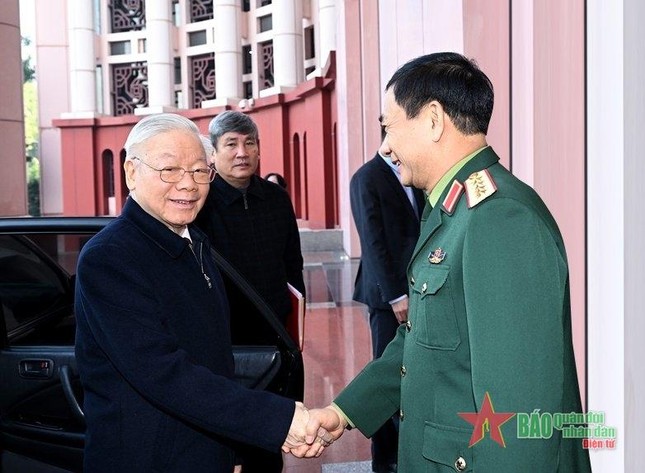 Tổng Bí thư Nguyễn Phú Trọng chủ trì Hội nghị Quân ủy Trung ương ảnh 1