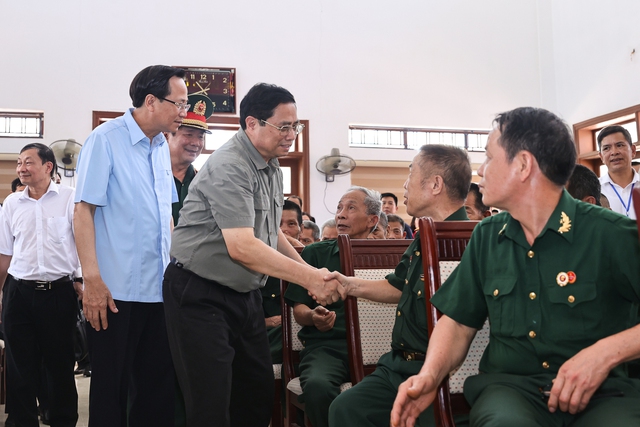 Trung tâm Nho Quan đang chăm sóc, điều dưỡng 68 thương binh, bệnh binh, 23 người hoạt động kháng chiến và con đẻ của người hoạt động kháng chiến bị nhiễm chất độc hóa học, 56 người có hoàn cảnh đặc biệt khó khăn - Ảnh: VGP/Nhật Bắc
