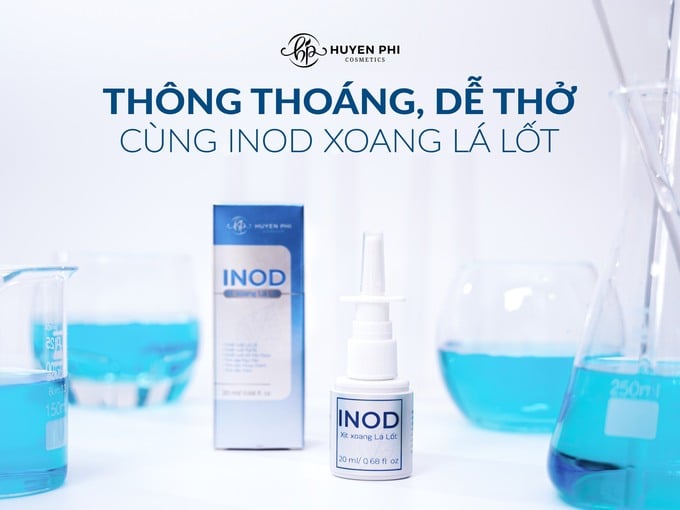 Xịt xoang lá lốt Inod của Huyền Phi Cosmetics