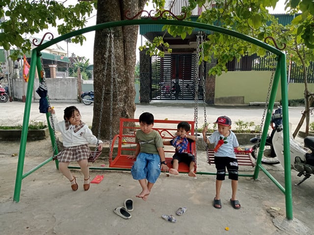 Nhà văn hóa, khu vui chơi thể thao của xóm trên địa bàn xã Thọ Thành