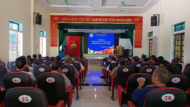 Thọ Thành tổ chức Tập huấn kiến thức ATTP cho các hộ SX-KD thực phẩm nông – lâm - thủy sản trên địa bàn xã