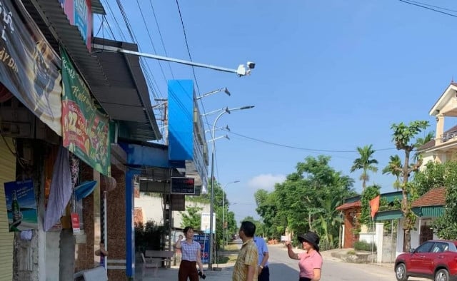 Hệ thống Camera anh ninh trên các trục đường xã Thọ Thành