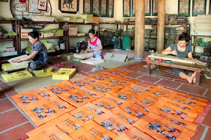 Tranh dân gian Đông Hồ - Bắc Ninh nổi tiếng khắp bốn phương.