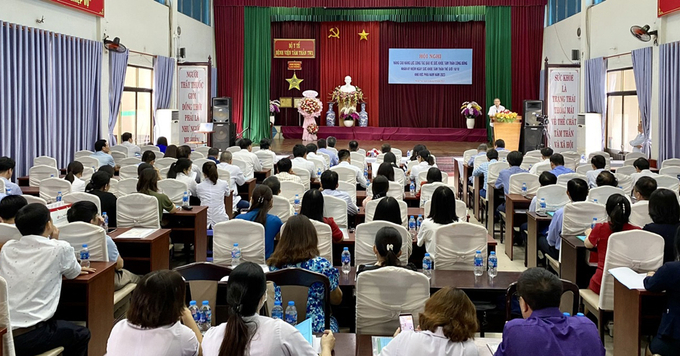 Toàn cảnh hội nghị “Nâng cao năng lực công tác Bảo vệ sức khoẻ tâm thần cho cộng đồng” khu vực phía Nam năm 2023