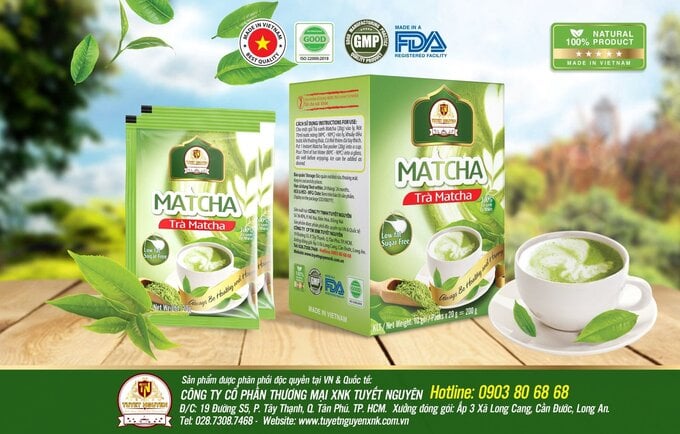 Sản phẩm trà matcha