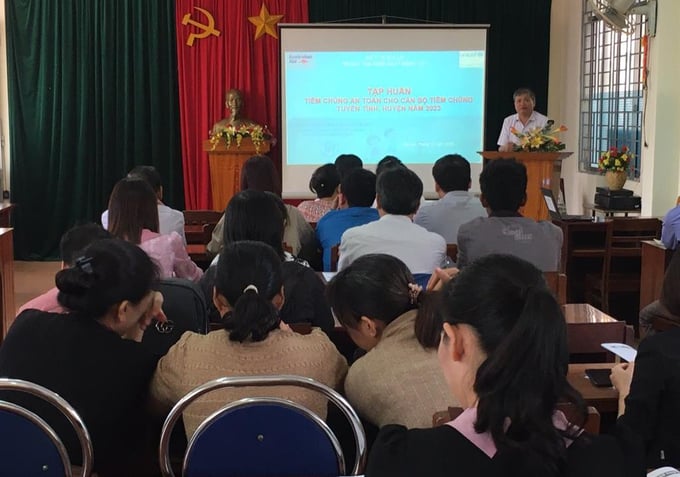 Quang cảnh lớp tập huấn