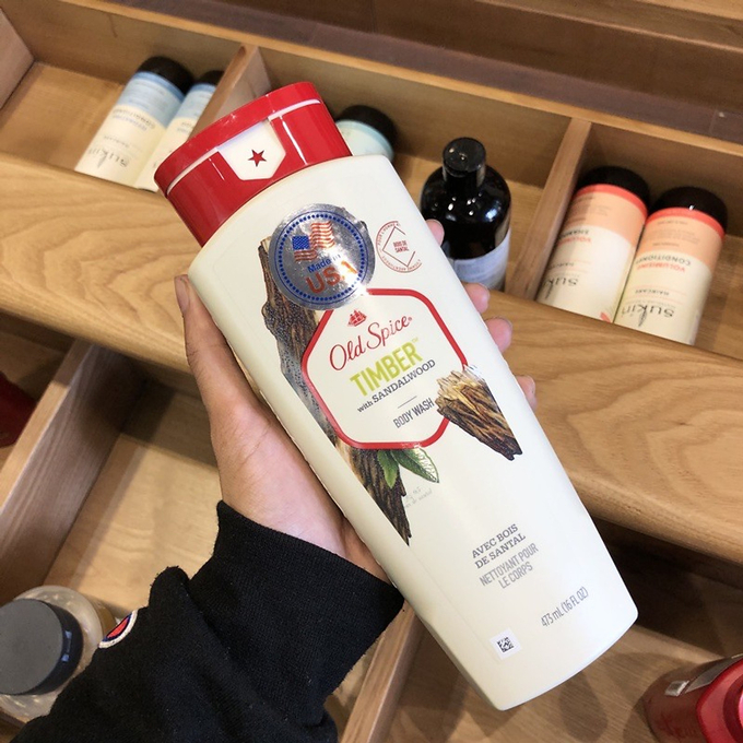 đình chỉ lưu hành, thu hồi lô sản phẩm Old Spice Timber With Sandal Wood Body Wash - chai 473ml (ảnh minh họa)
