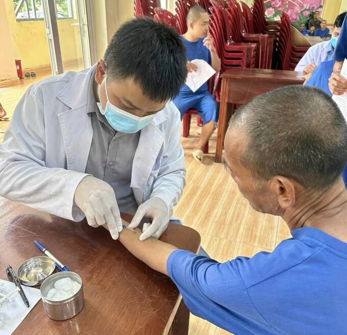 Khám sàng lọc lao tại trung tâm bảo trợ xã hội tỉnh Bà Rịa - Vũng Tàu