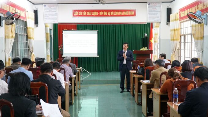 Toàn cảnh buổi làm việc (ảnh: Quang Nhật)