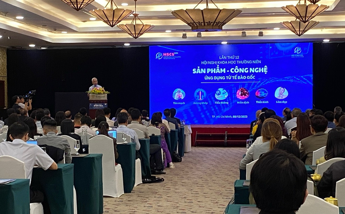 Hội nghị khoa học lần XII, với chủ đề “Các công nghệ và sản phẩm ứng dụng từ tế bào gốc”