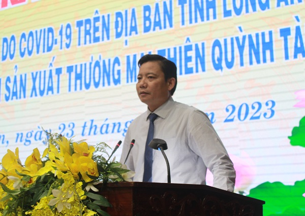 Phó Chủ tịch UBND tỉnh – Phạm Tấn Hòa phát biểu tại buổi lễ