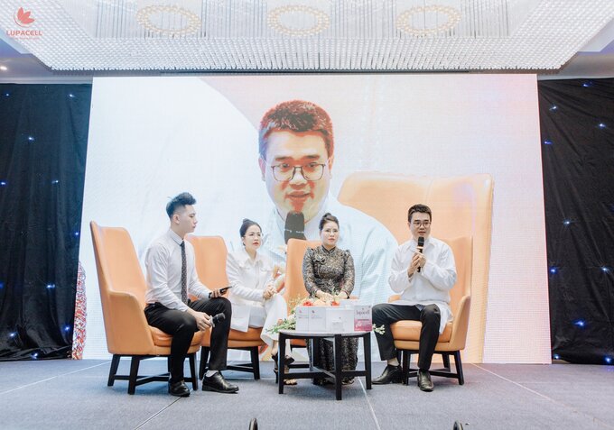Lupacell tổ chức các buổi hội thảo về da, phân tích các thành phần vượt trội, được các chuyên gia đồng hành