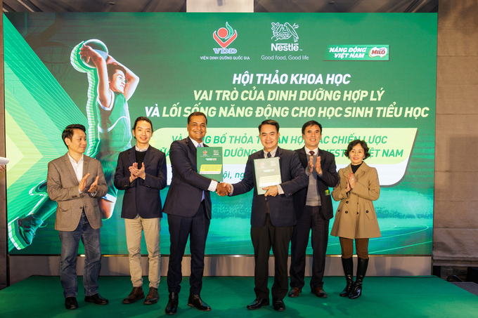 Viện Dinh dưỡng và công ty TNHH Nestlé Việt Nam chính thức ký kết thỏa thuận hợp tác dài hạn