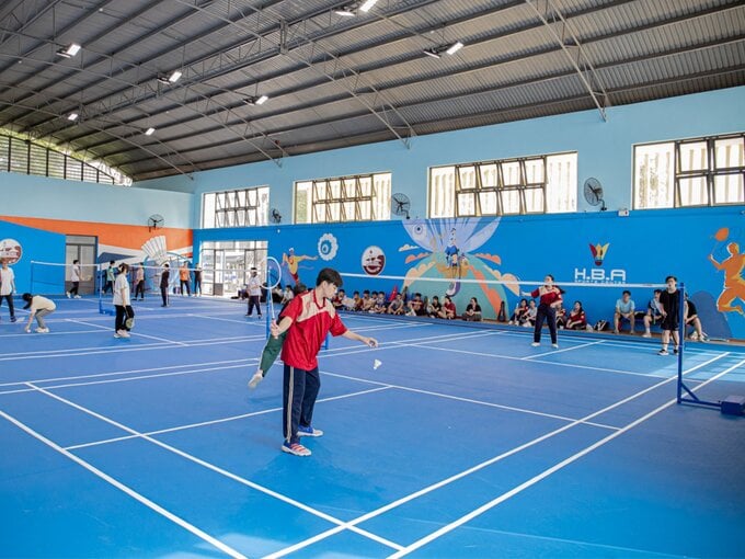 Diện mạo mới khang trang của nhà thi đấu đa năng