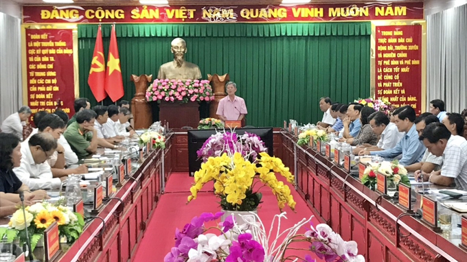 Bí thư Tỉnh ủy Ngô Chí Cường kết luận hội nghị sơ kết tình hình trước, trong và sau tết Giáp Thìn 2024