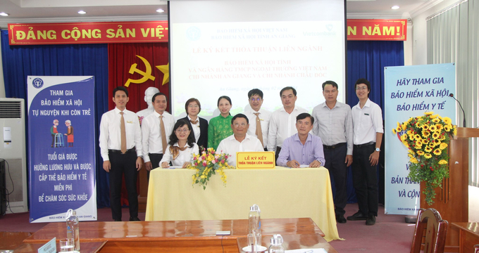 Ký kết thỏa thuận liên ngành giữa BHXH An Giang với các ngân hàng