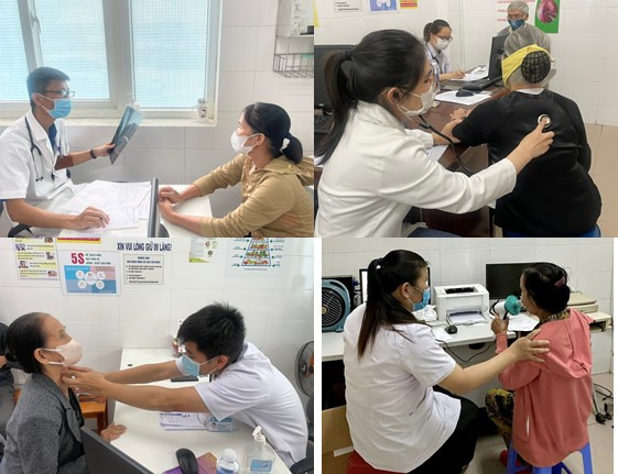 Hình ảnh khám bệnh tại chương trình
