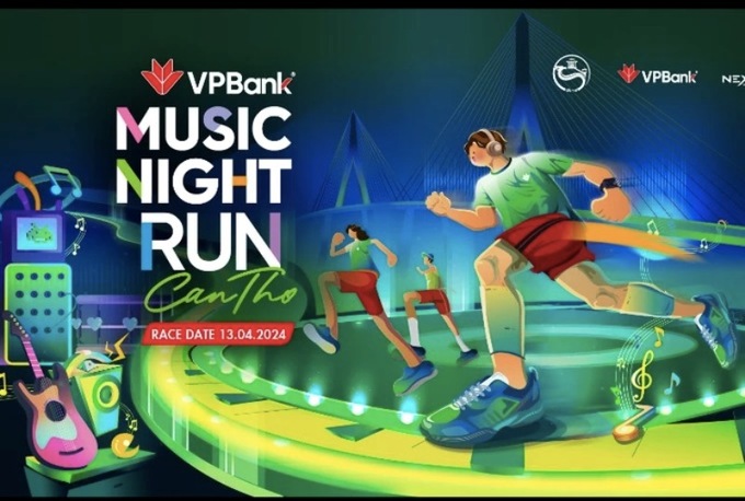 Giải Marathon có sự kết hợp âm nhạc đầu tiên của Cần Thơ và khu vực đồng bằng sông Cửu Long