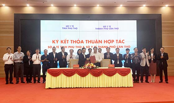 Ký kết ghi nhớ hợp tác giữa Sở Y tế TP. Cần Thơ và Sở Y tế tỉnh Phú Thọ