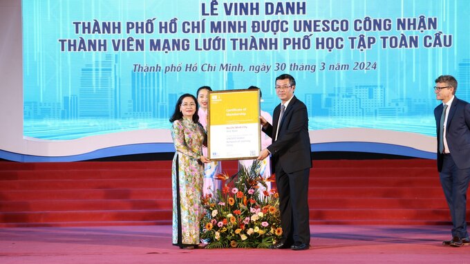 TP.HCM chính thức trở thành thành viên Mạng lưới thành phố học tập toàn cầu