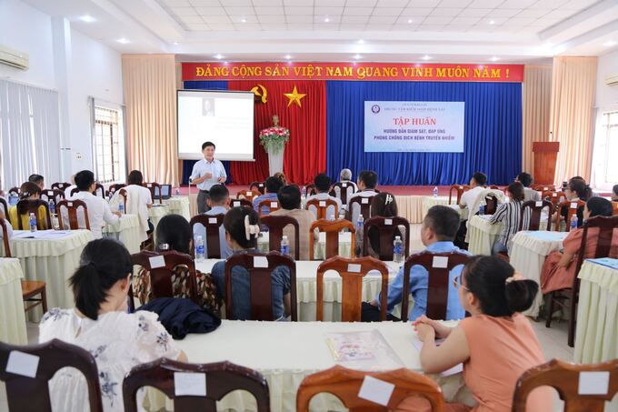 Quang cảnh lớp tập huấn (ảnh: Đình Thi)