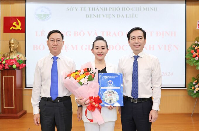 Ban Giám đốc Bệnh viện Da liễu TP.HCM (Ảnh: BVCC)