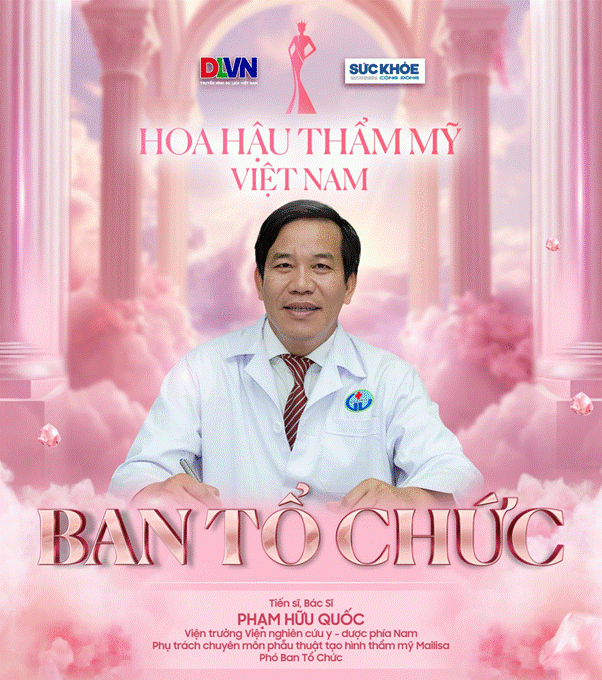 Bs CK2 Phạm Hữu Quốc - Phó Ban Tổ chức cuộc thi Hoa Hậu Thẩm Mỹ Việt Nam, nguyên là Giảng viên Đại học Y Dược TP. HCM, Nguyên Thanh tra Sở y tế phụ trách khám chữa bệnh Tp. HCM, Nguyên Giám Đốc Bệnh viện Gò Vấp