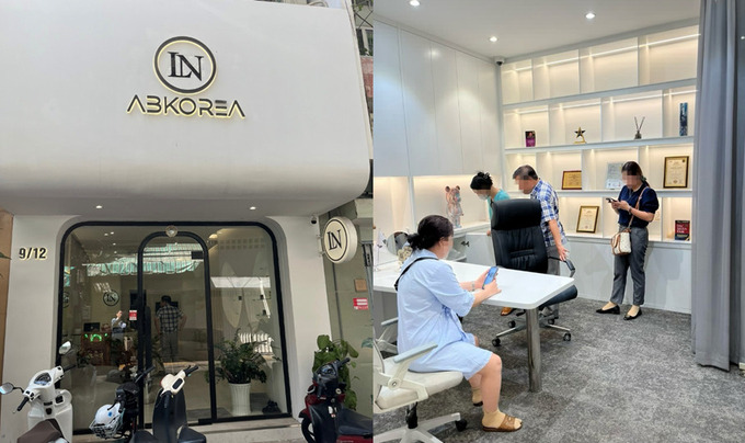 Cơ sở LN ABKOREA tại số 9/12 Lý Văn Phức, Phường Tân Định, Quận 1 (Nguồn: Sở Y tế TP.HCM)