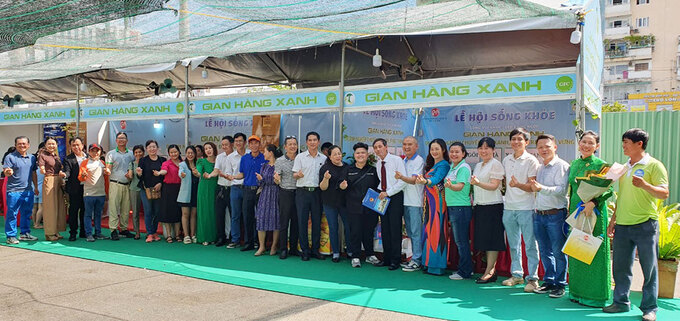 Các doanh nghiệp tham gia gian hàng xanh
