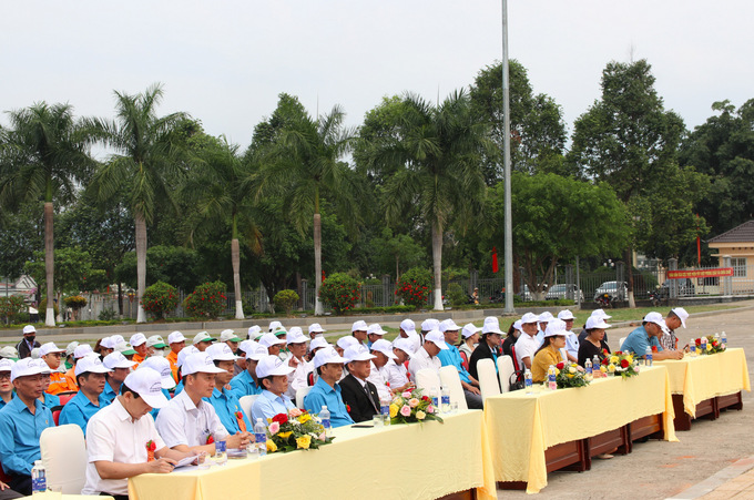 Các đại biểu tham dự lễ phát động