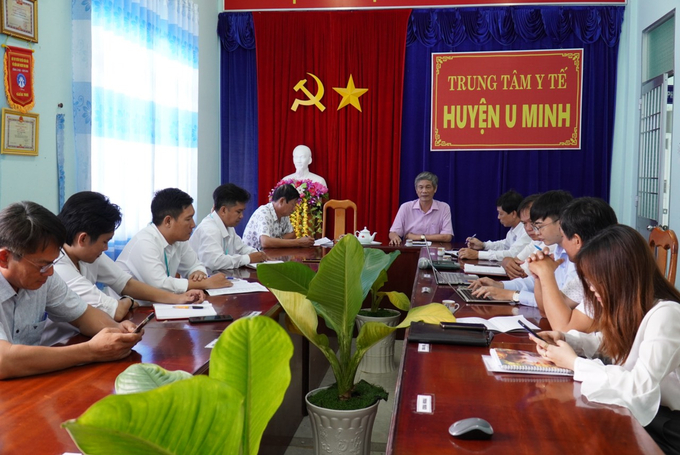 Kiểm tra phòng chống dịch tại huyện U Minh