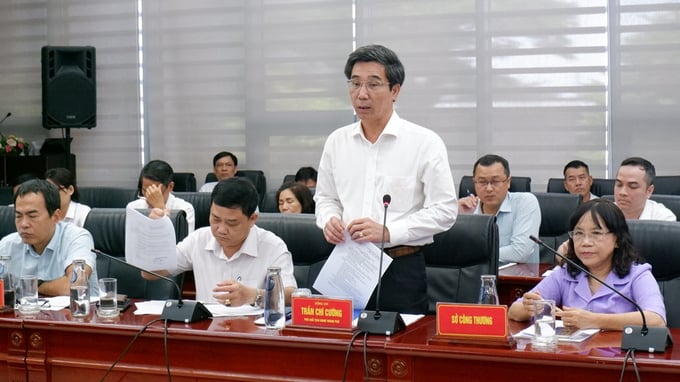 Phó Chủ tịch UBND TP. Đà Nẵng Trần Chí Cường phát biểu kết luận buổi làm việc