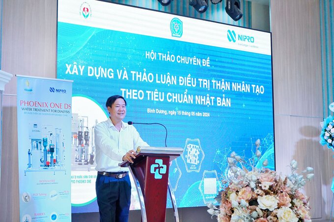 TS Nguyễn Hồng Chương – Giám đốc Sở Y tế Bình Dương phát biểu tại hội thảo