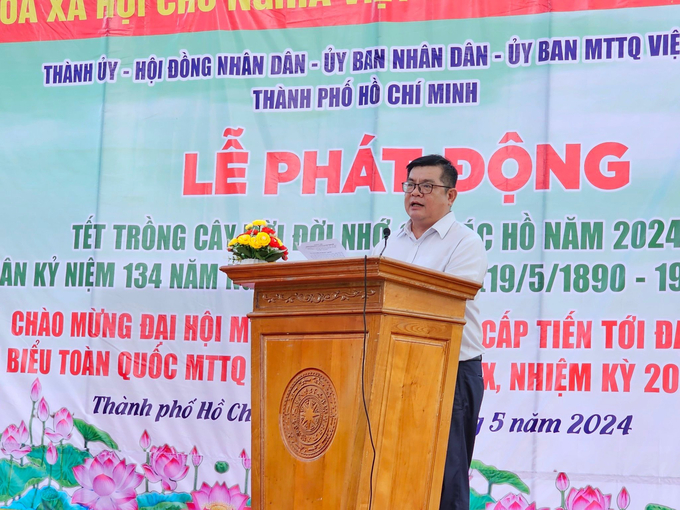 Lễ phát động “Tết trồng cây đời đời nhớ ơn Bác Hồ” tại huyện Cần Giờ