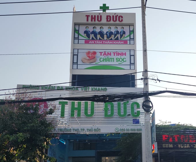 Phòng khám thuộc Công ty TNHH Phòng khám đa khoa Việt Khang, địa chỉ số 83C đường Đặng Văn Bi, phường Trường Thọ, TP. Thủ Đức