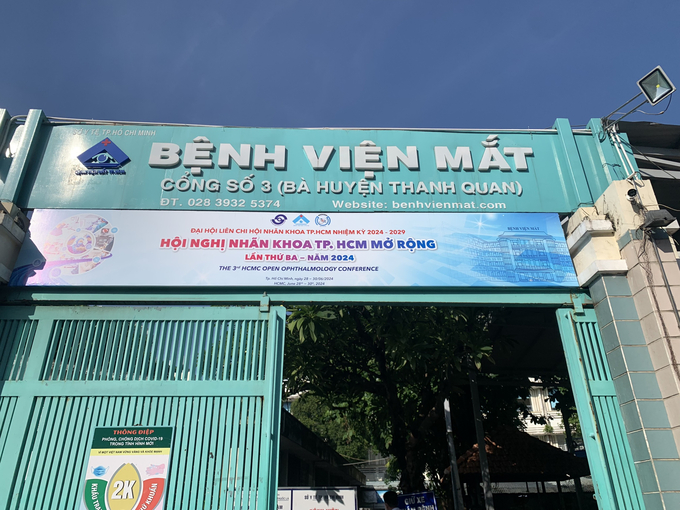 Bệnh viện Mắt TP.HCM tổ chức Hội nghị Nhãn khoa mở rộng lần thứ 3 - năm 2024, trong 2 ngày 29  - 30/6 tại Trung tâm Hội nghị 272 Võ Thị Sáu, quận 3