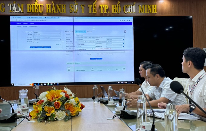 Tổ công tác đặc biệt của Sở Y tế TP. HCM cung cấp thông tin xử lý hành chính các cơ sở vi phạm pháp luật trong lĩnh vực y tế lên “Cổng thông tin doanh nghiệp thành phố” (ngày 27/6/2024)
