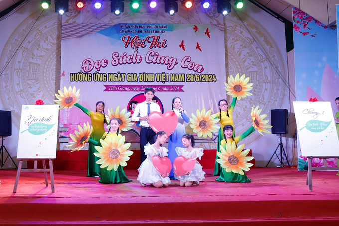 Phần dự thi của huyện Chợ Gạo