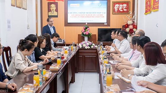 Hai đơn vị trao đổi định hướng hợp tác trong giai đoạn 2024-2025 tại buổi làm việc