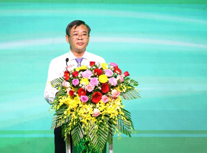 Ông Trương Cảnh Tuyên - Phó Chủ tịch Thường trực UBND tỉnh Hậu Giang phát biểu khai mạc