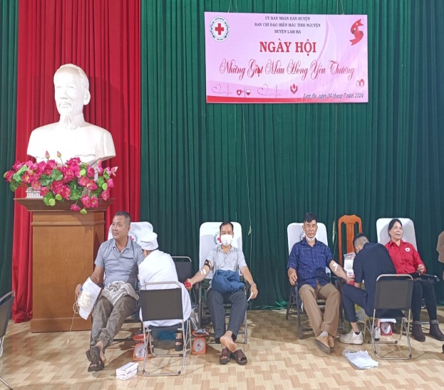 Ngày Hội những giọt máu hồng yêu thương tại huyện Lâm Hà
