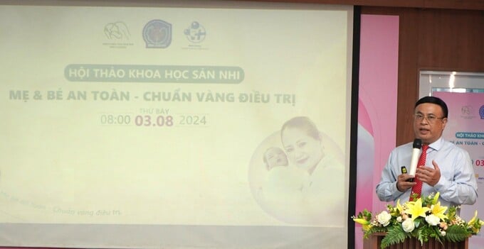 TTND.PGS.TS.BS Huỳnh Nguyễn Khánh Trang – Chủ nhiệm bộ môn Sản phụ khoa Đại học Y khoa Phạm Ngọc Thạch, Trưởng  khoa sản Bệnh viện Hùng Vương đã chia sẻ tại hội thảo