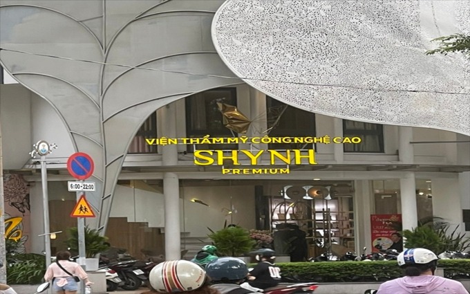 Phòng khám chuyên khoa Da liễu thuộc chi nhánh Công ty TNHH Shynh House, địa chỉ 33 Trần Quốc Thảo, phường Võ Thị Sáu, quận 3, TP.HCM quảng cáo trái phép liên quan đến NAD+ (Ảnh: SYT)