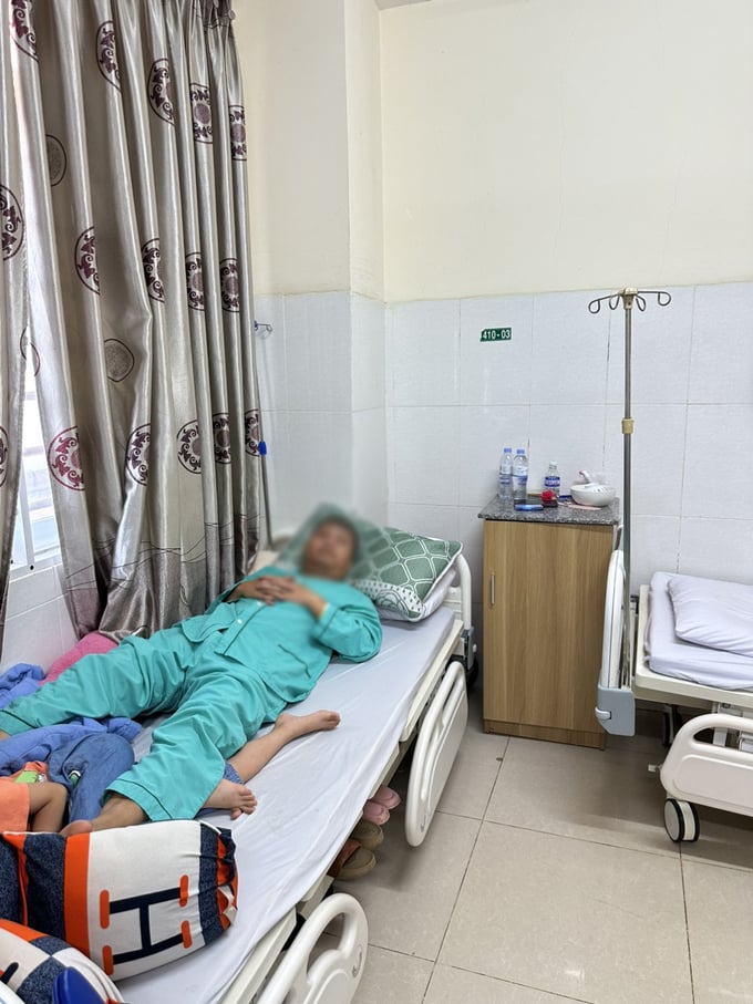  Ông P. N. D. đang nằm viện điều trị   
