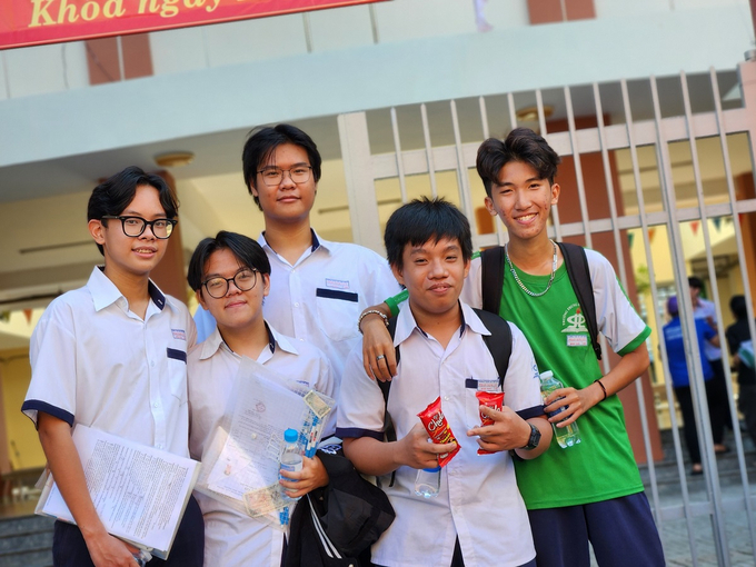 Các thí sinh tham dự kỳ thi tốt nghiệp THPT năm 2024