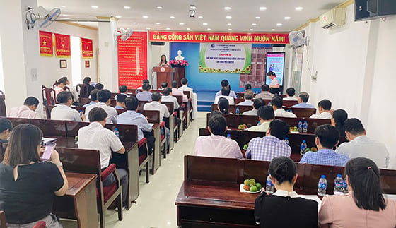Các đại biểu dự cuộc họp Hội đồng Quản lý chất lượng BV ngành y tế TP. Cần Thơ