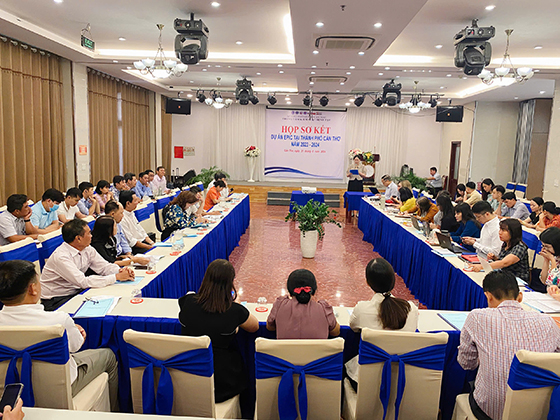 Toàn cảnh buổi họp sơ kết dự án EPIC tại TP. Cần Thơ năm 2023 - 2024
