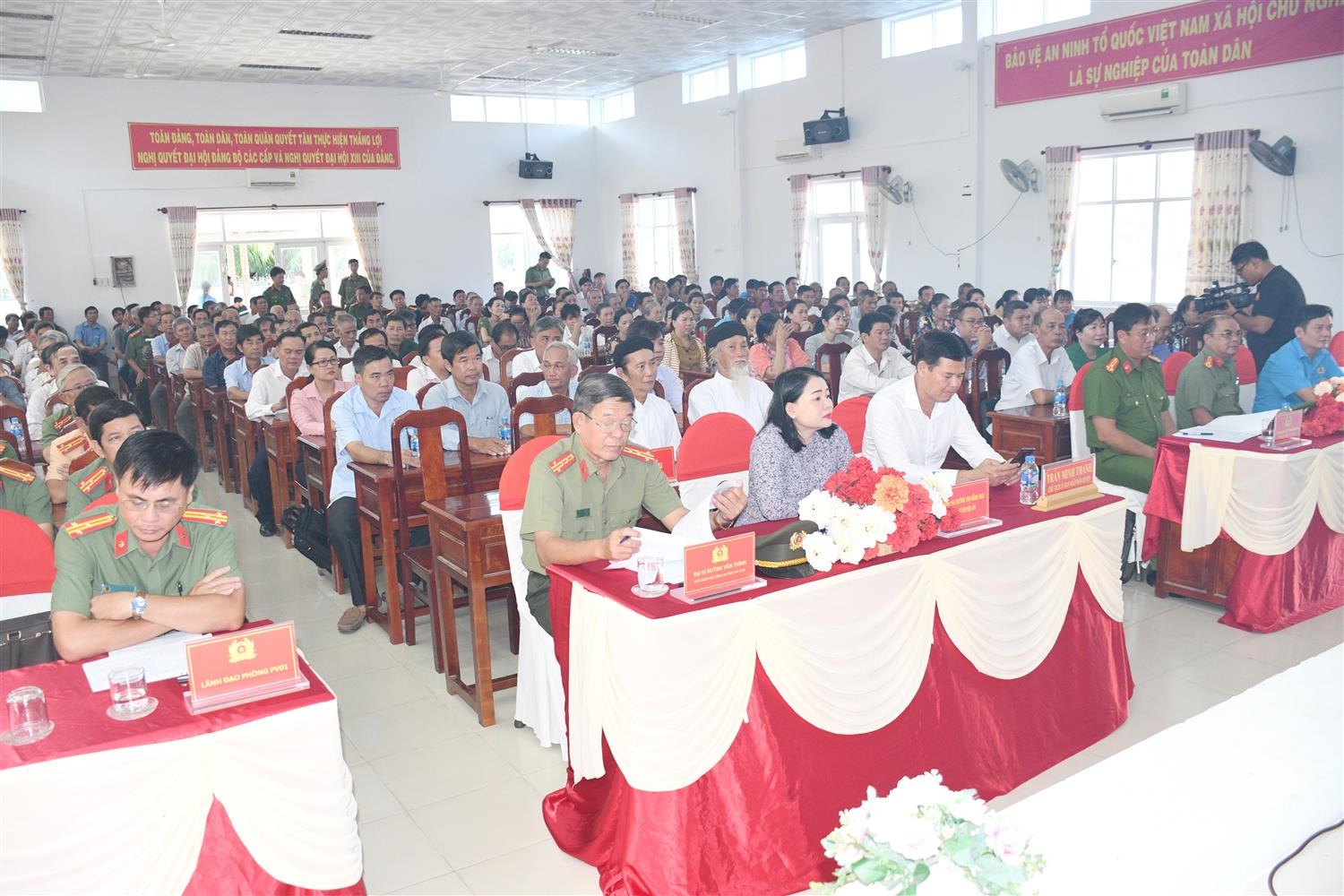 Đại biểu tham dự ngày hội toàn dân bảo vệ an ninh Tổ quốc