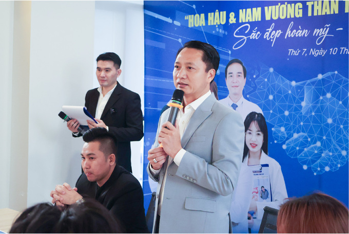 Ông Ngô Quang Phục, Tổng giám đốc Nha khoa Việt Mỹ chia sẻ tại lễ ký kết. Ảnh: Nha khoa Việt Mỹ
